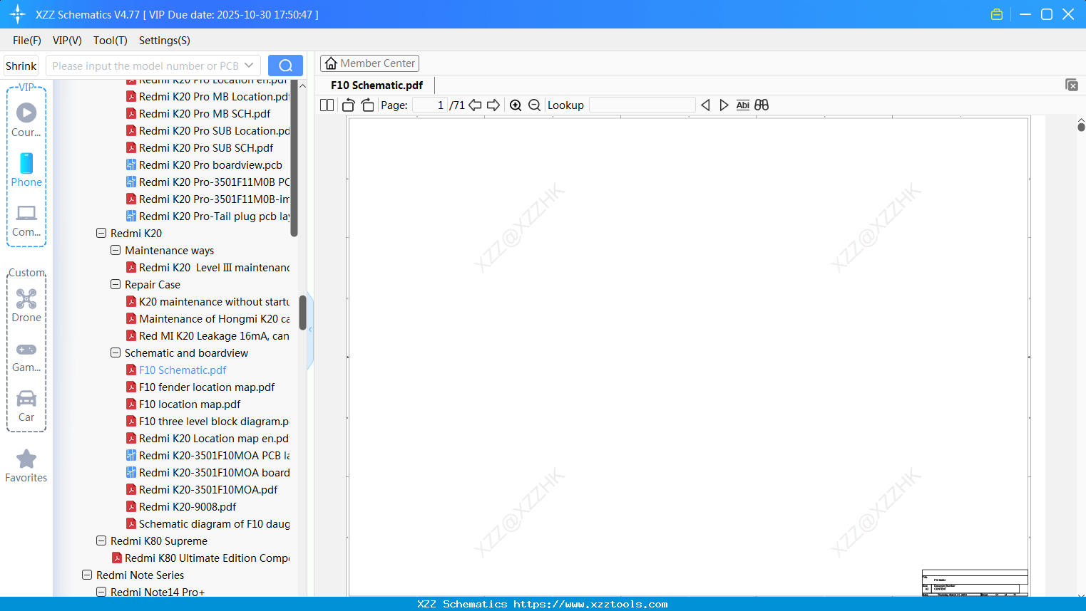 Xiaomi Redmi F10 Schematic